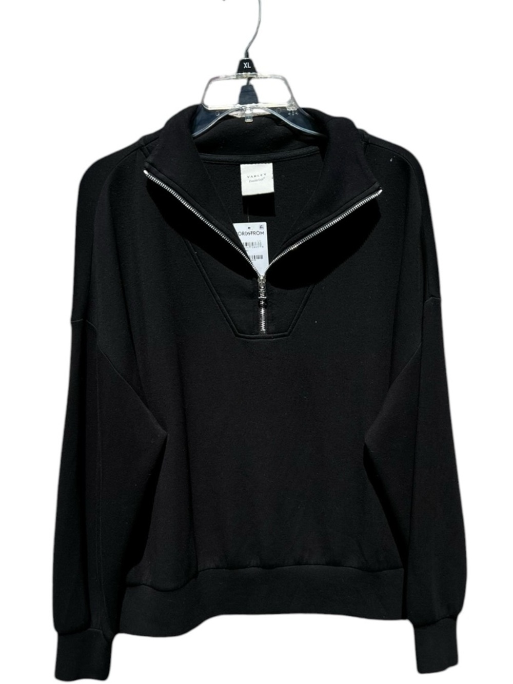 🌻Varley Black Hawley Half-Zip Sweatshirt Women's Size Medium - Picture 5 of 9